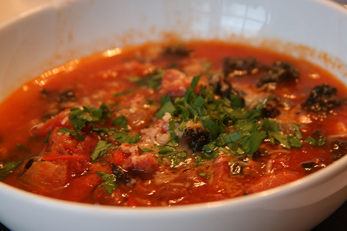 Hearty Fettuccine Ham And Bean Soup - Warm Ham Starters